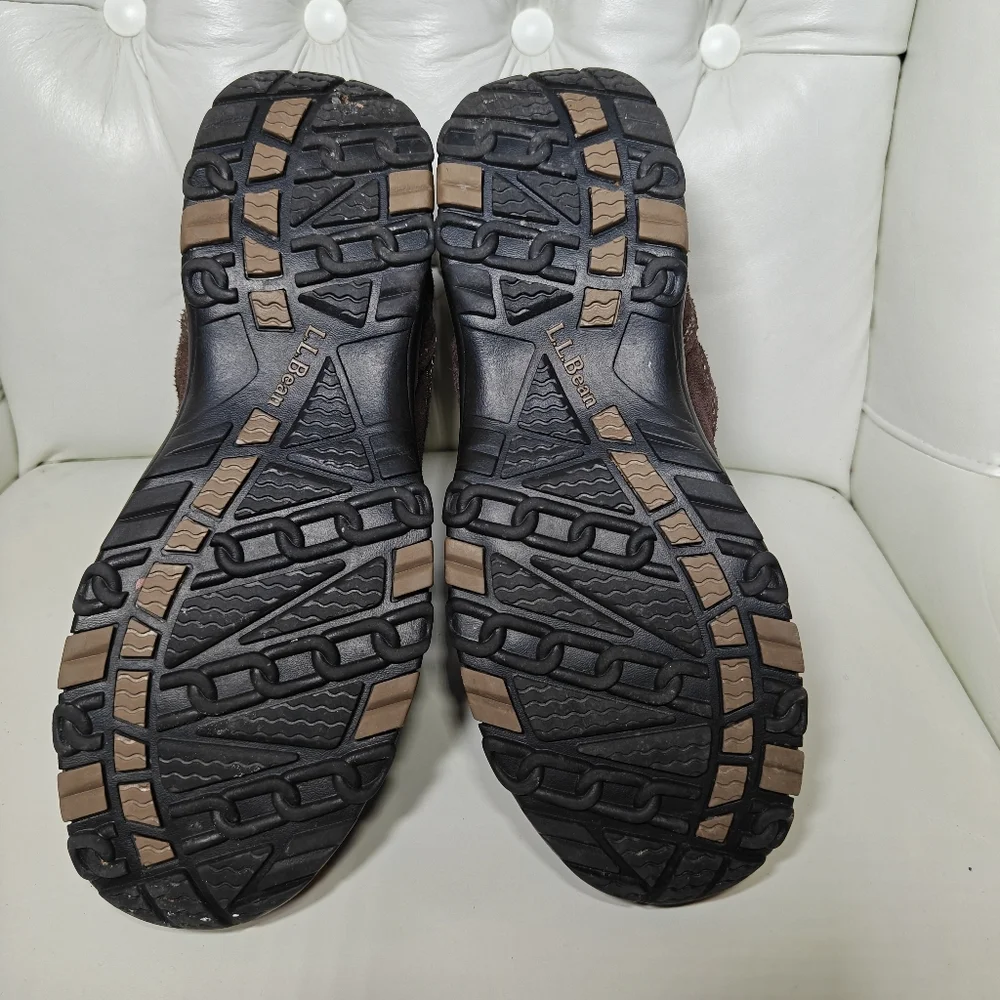 L.L.Bean TEK 2.5 suede waterproof hiking Primaloft Insulated boots Shoe Size 9.5